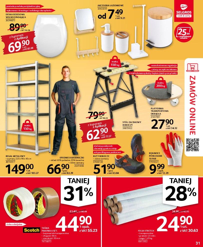 Gazetka promocyjna Selgros str. 31