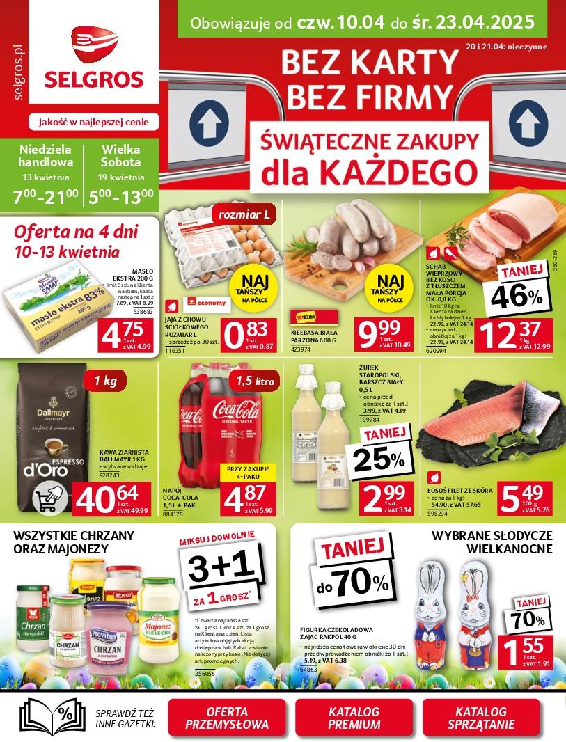 Gazetka promocyjna Selgros str. 1