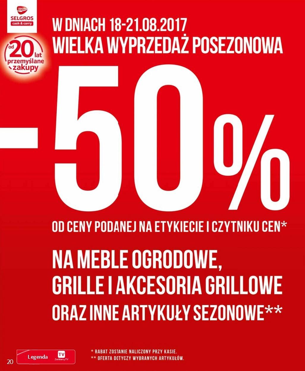 Gazetka promocyjna Selgros str. 20