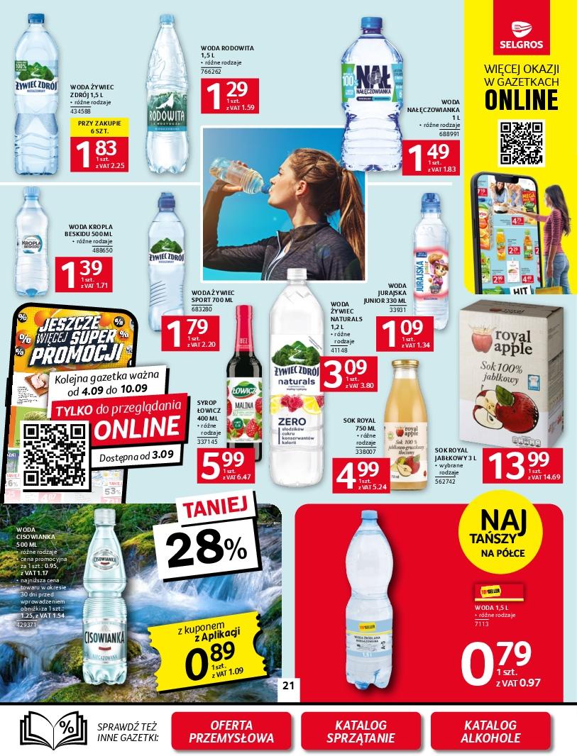 Gazetka promocyjna Selgros str. 21