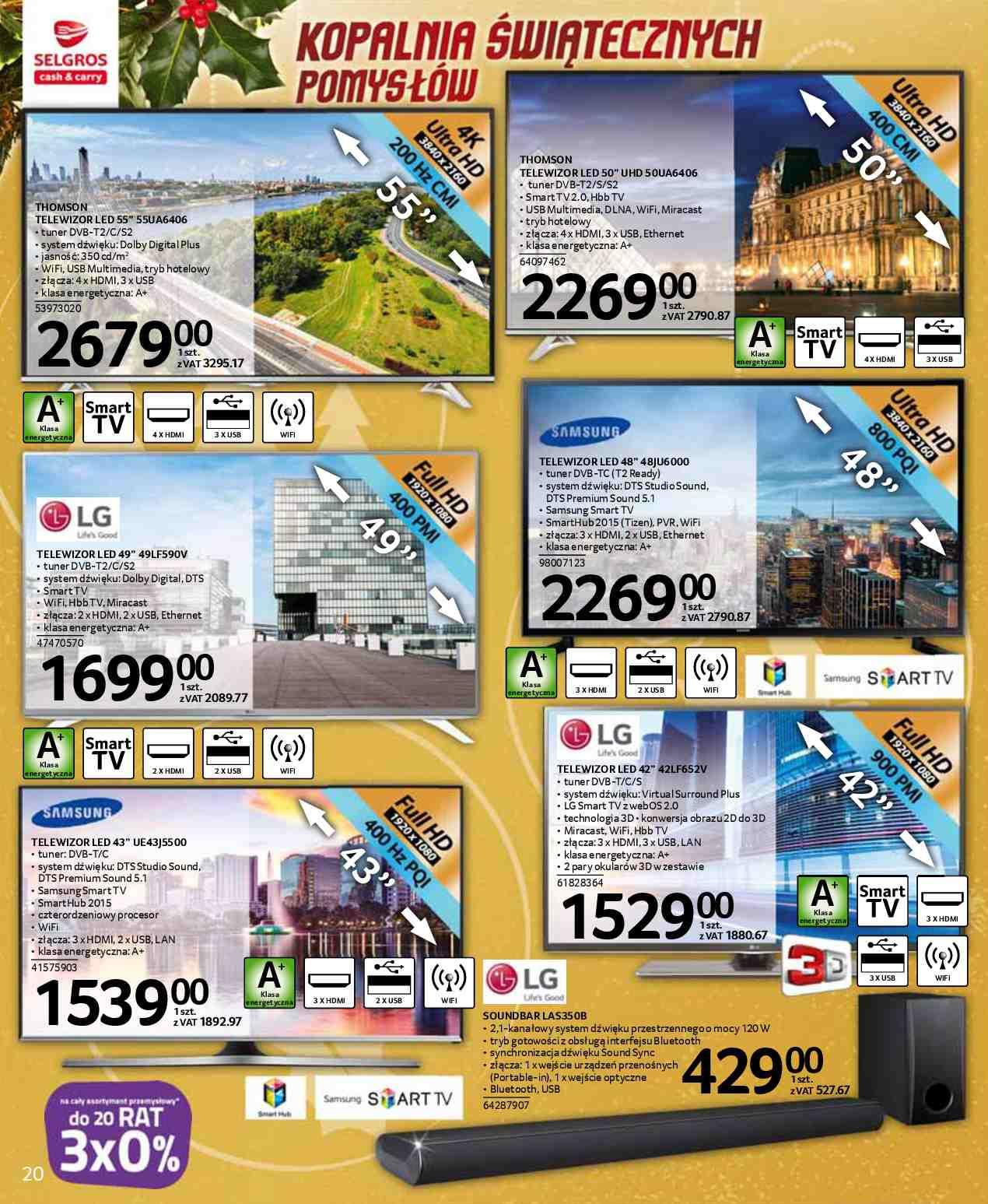 Gazetka promocyjna Selgros str. 20