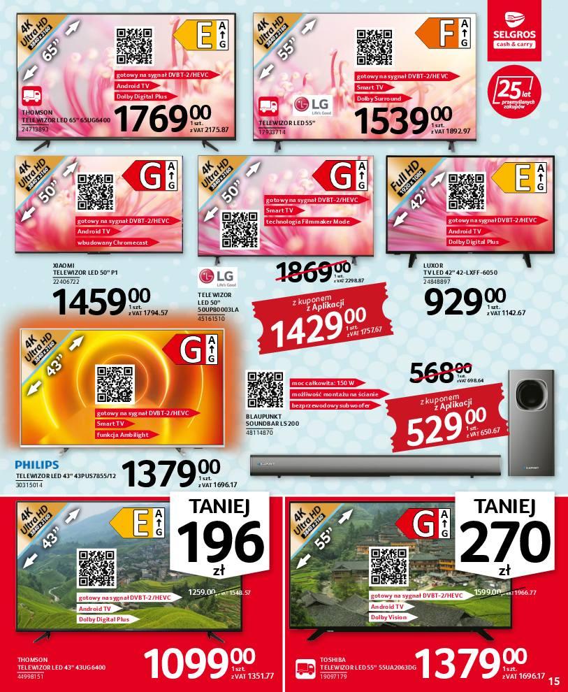 Gazetka promocyjna Selgros str. 15