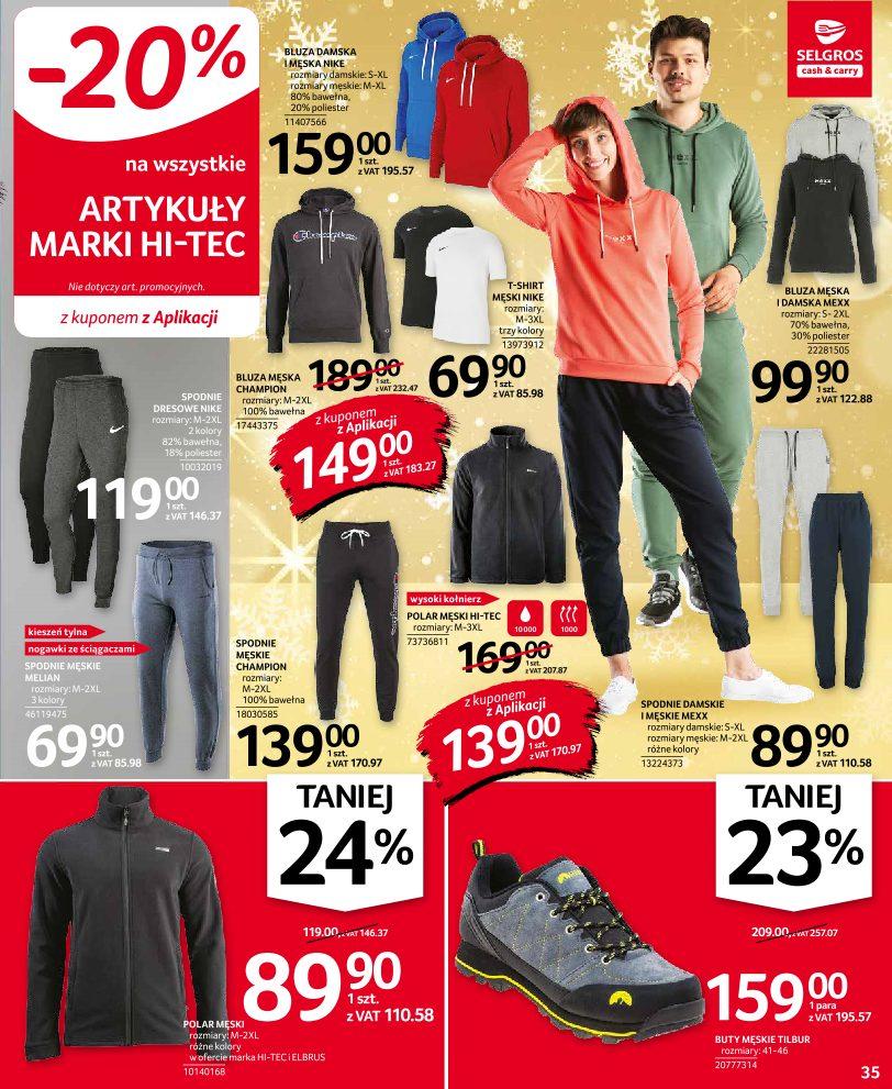 Gazetka promocyjna Selgros str. 35