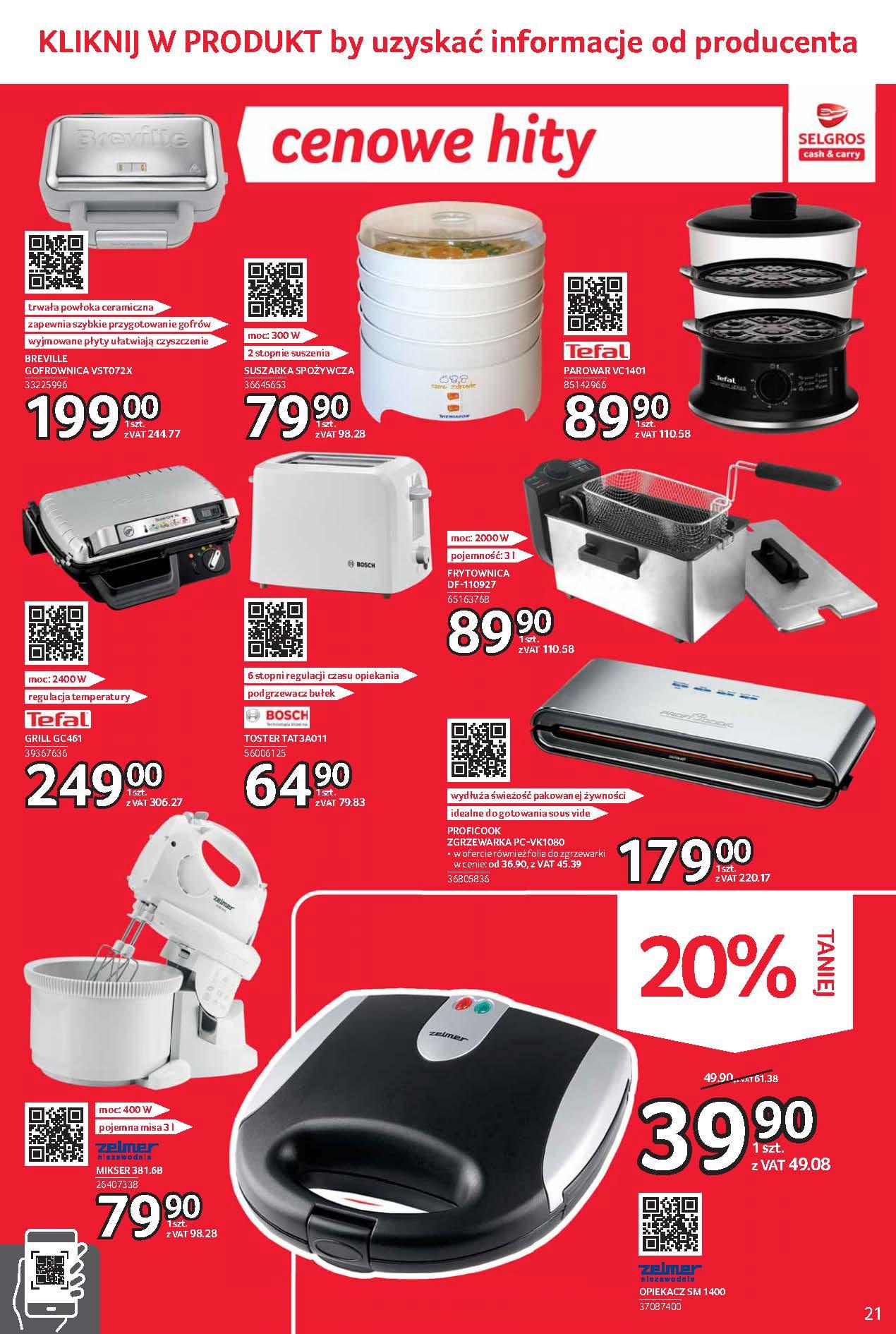 Gazetka promocyjna Selgros str. 21