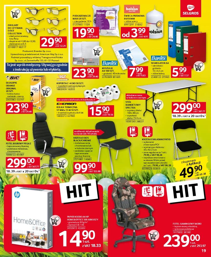 Gazetka promocyjna Selgros str. 19