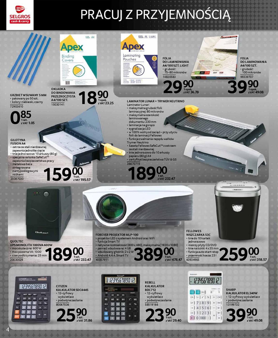 Gazetka promocyjna Selgros str. 4