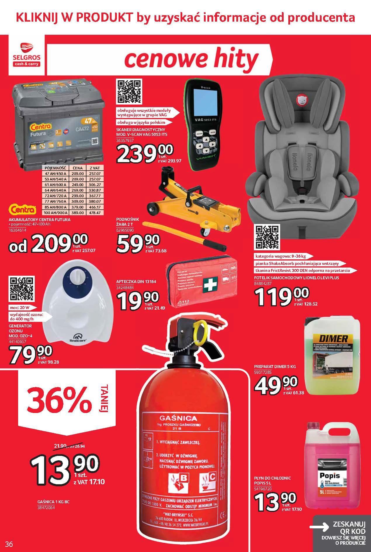 Gazetka promocyjna Selgros str. 36