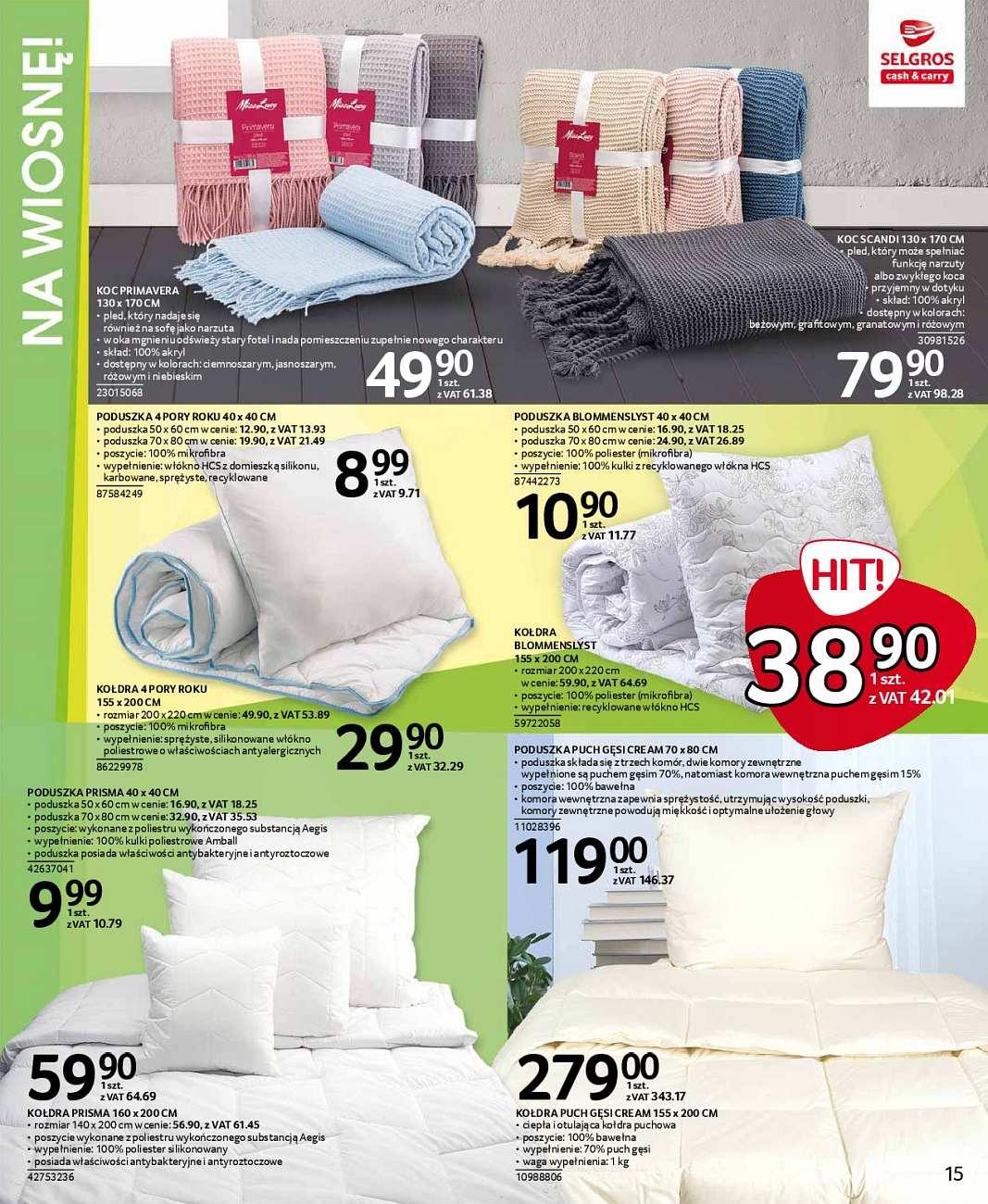 Gazetka promocyjna Selgros str. 15