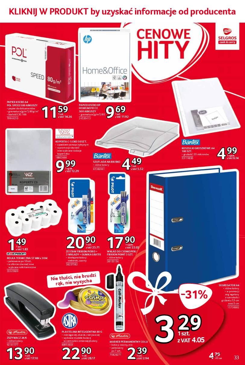 Gazetka promocyjna Selgros str. 33