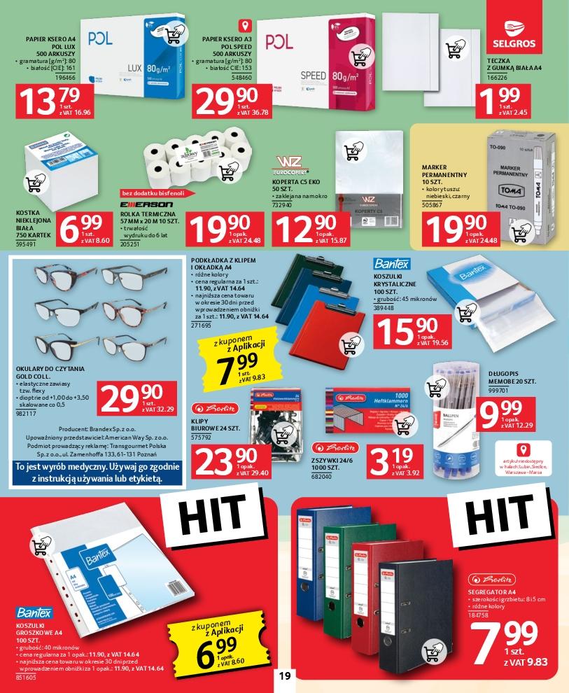 Gazetka promocyjna Selgros str. 21