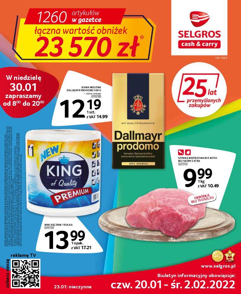 Gazetka promocyjna Selgros str. 1