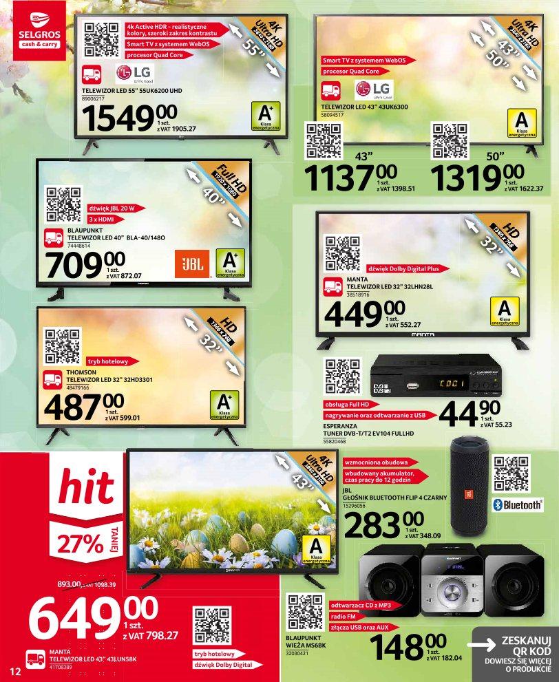 Gazetka promocyjna Selgros str. 12