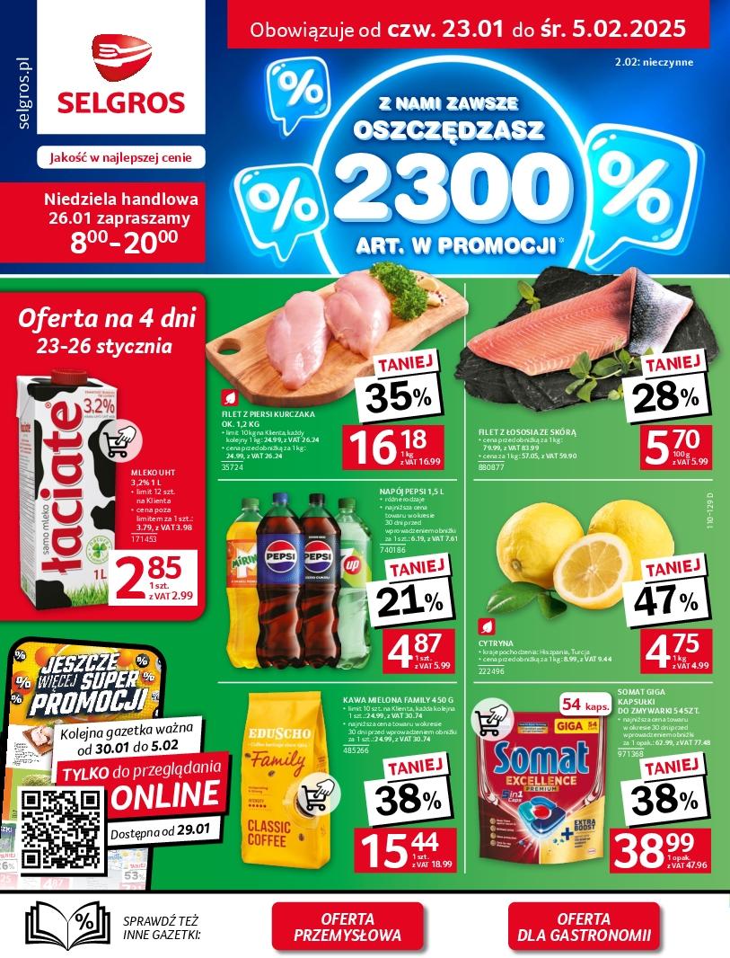 Gazetka promocyjna Selgros str. 1