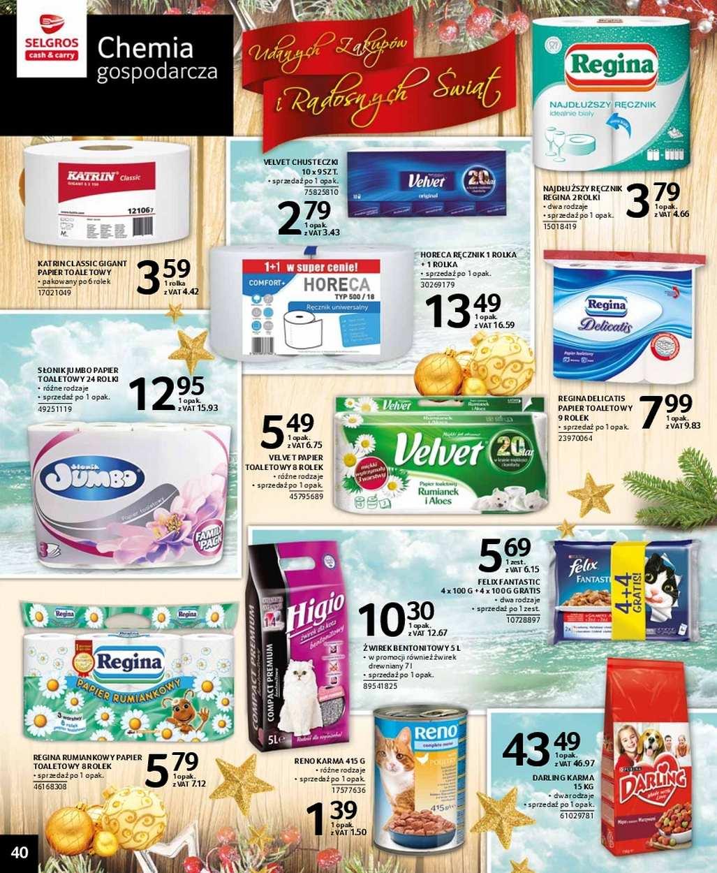 Gazetka promocyjna Selgros str. 40