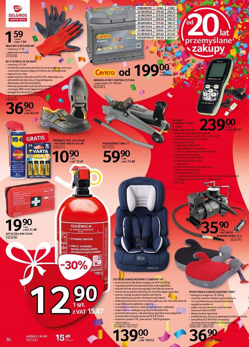 Gazetka promocyjna Selgros str. 36