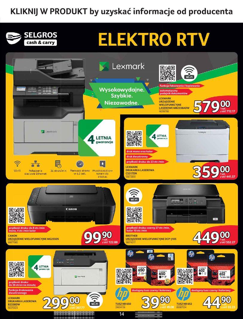 Gazetka promocyjna Selgros str. 14