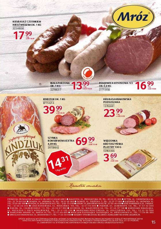 Gazetka promocyjna Selgros str. 15