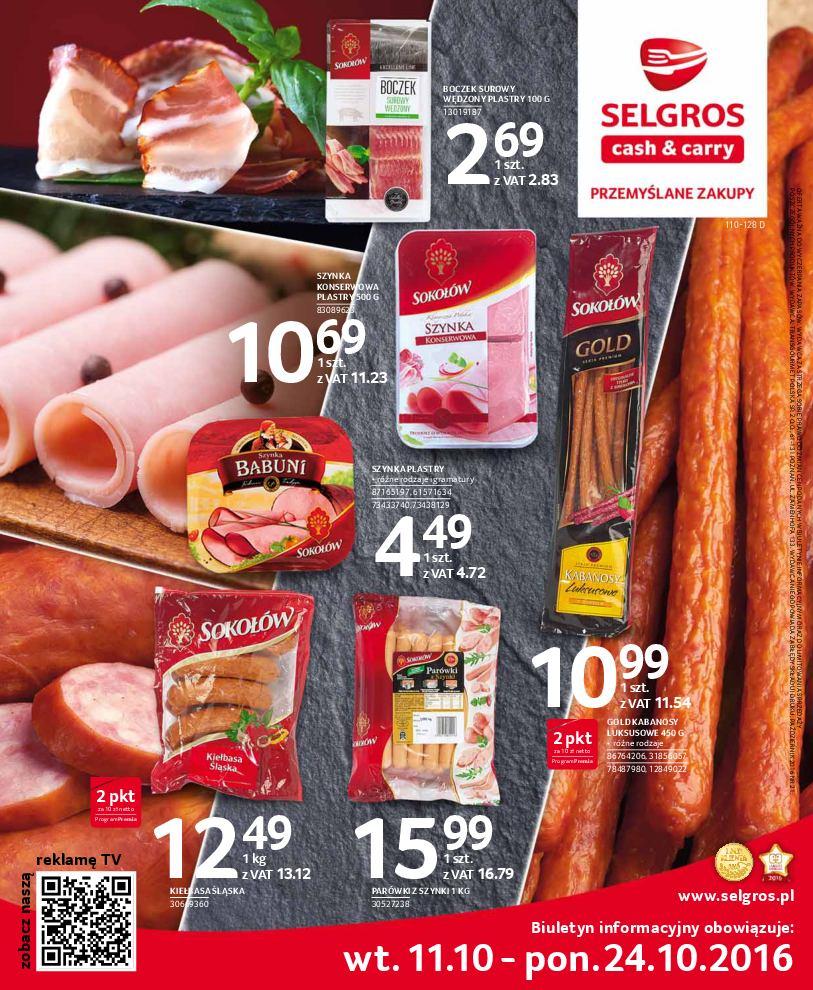 Gazetka promocyjna Selgros str. 1