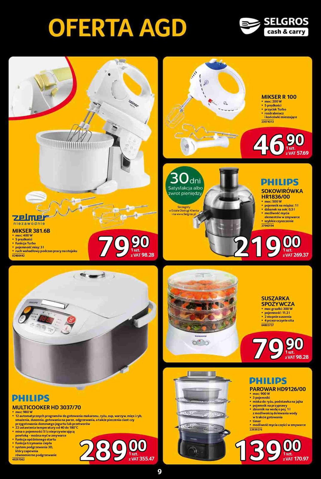 Gazetka promocyjna Selgros str. 9