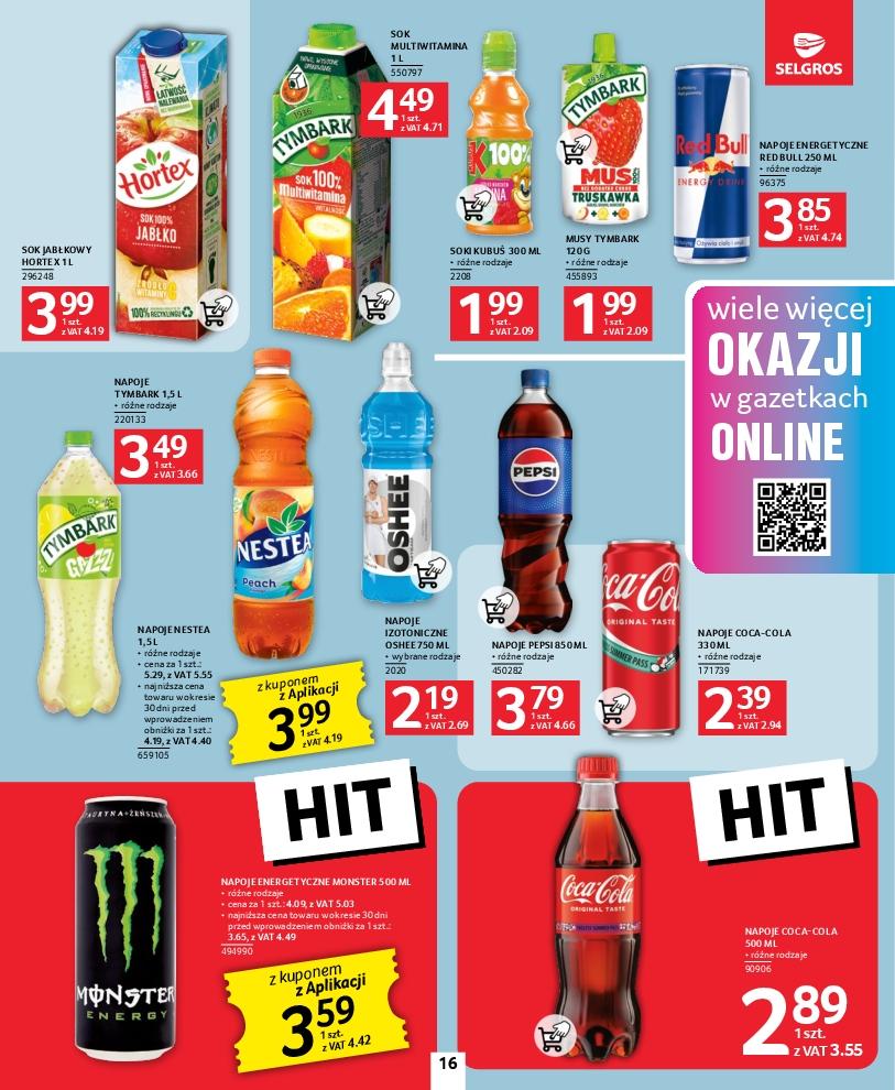 Gazetka promocyjna Selgros str. 16
