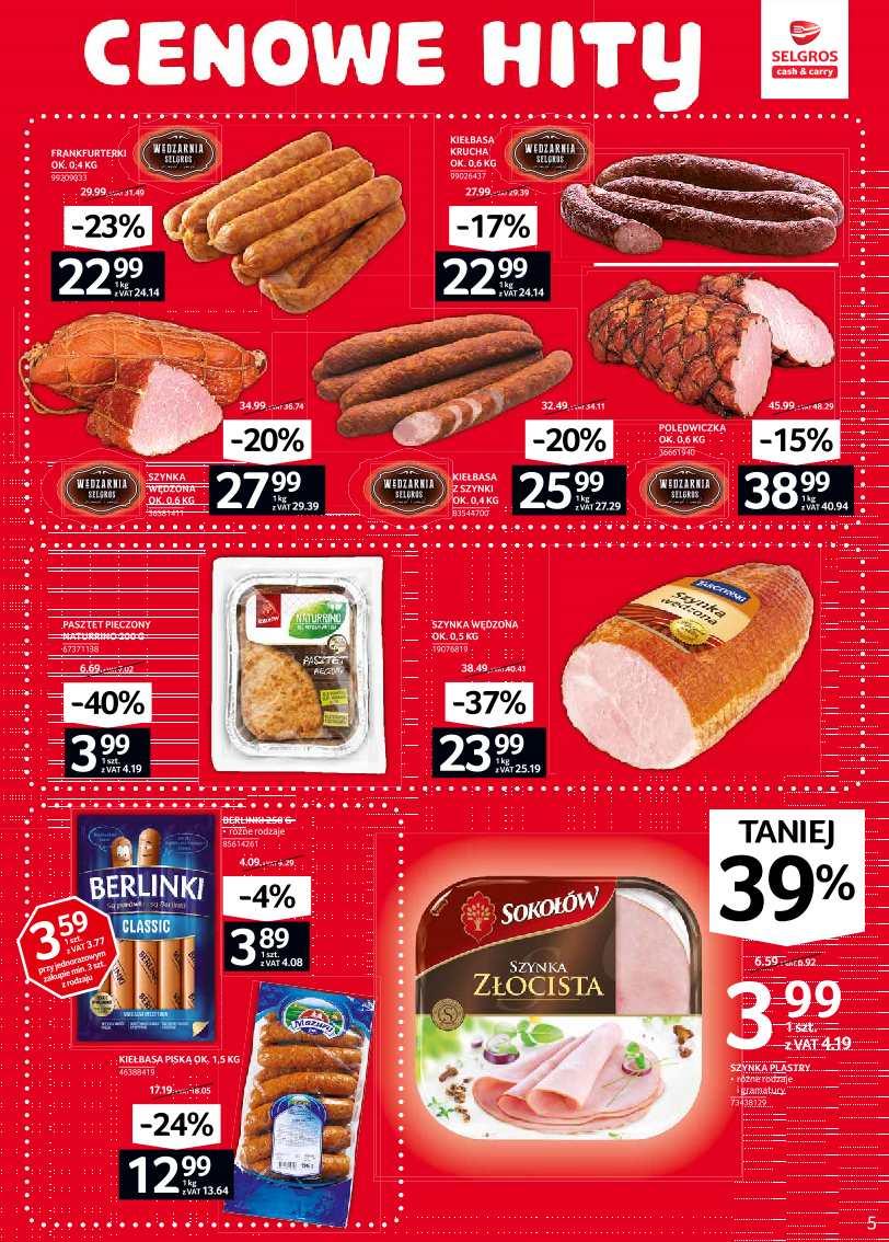 Gazetka promocyjna Selgros str. 5