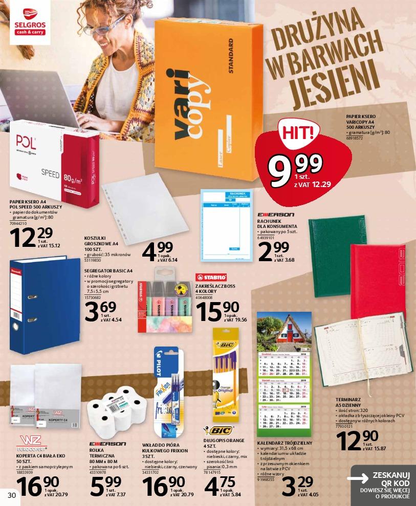 Gazetka promocyjna Selgros str. 30