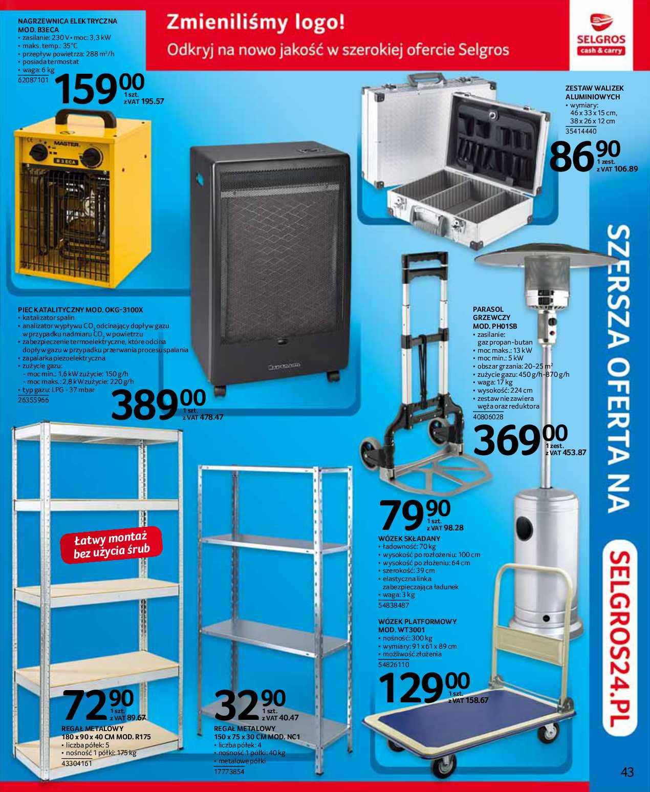 Gazetka promocyjna Selgros str. 43