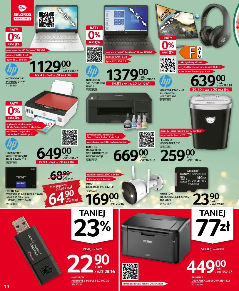 Gazetka promocyjna Selgros str. 14
