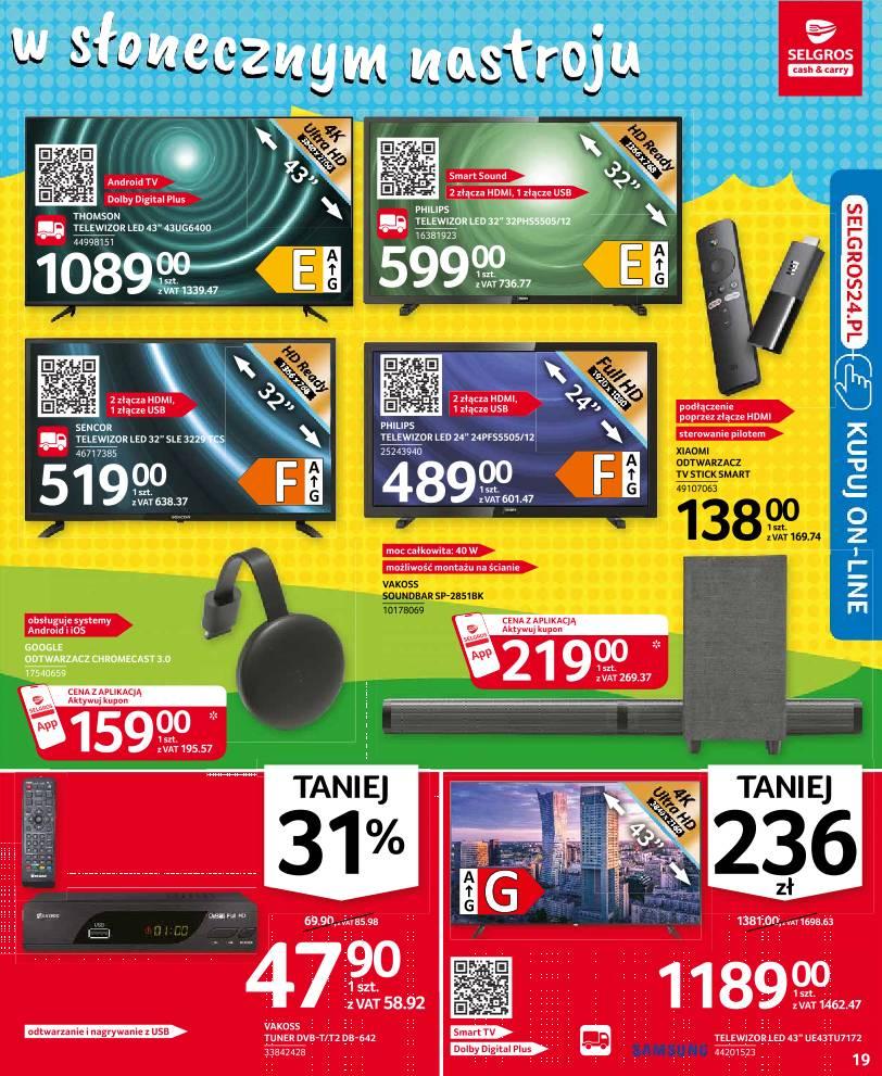 Gazetka promocyjna Selgros str. 19