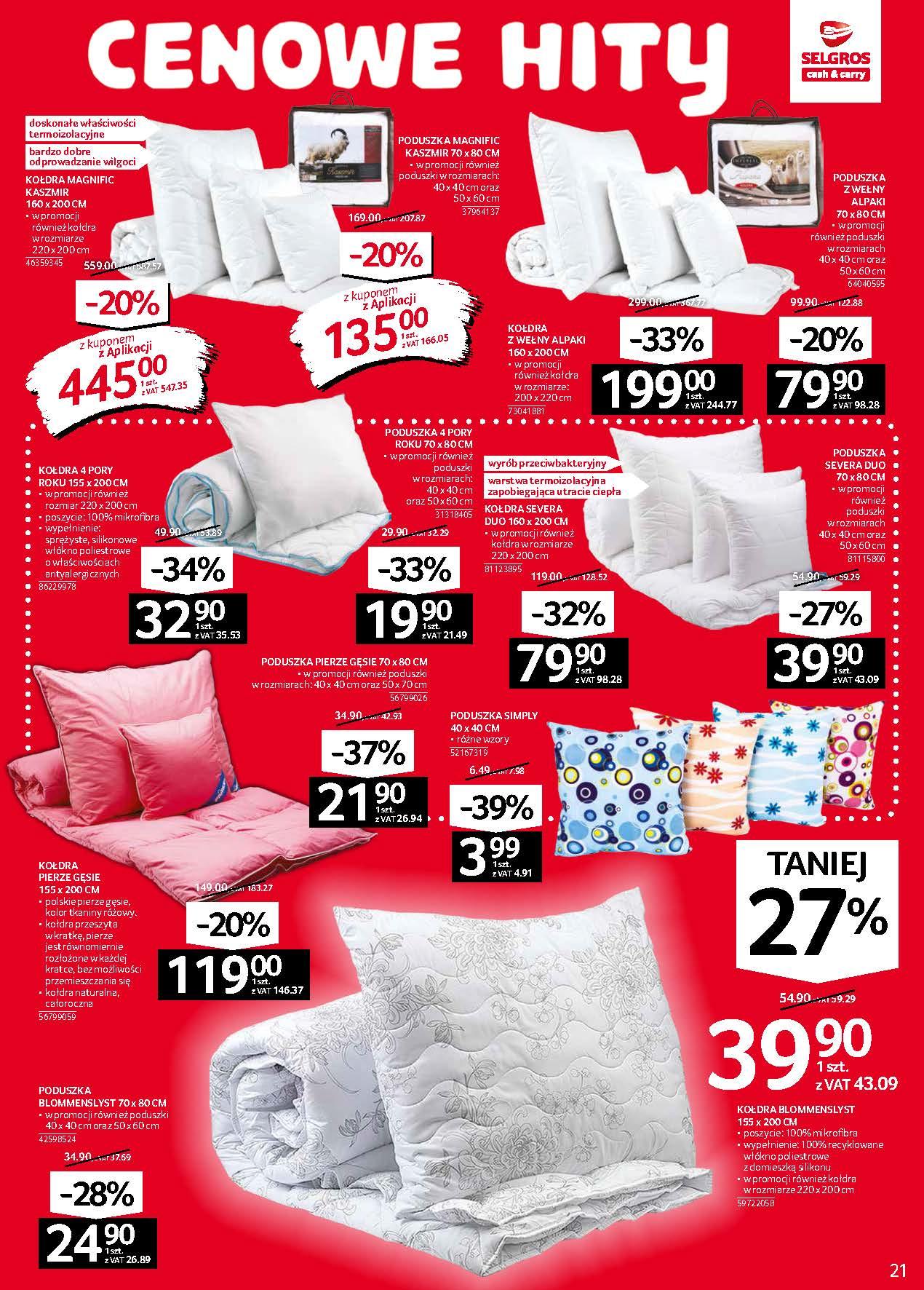 Gazetka promocyjna Selgros str. 21