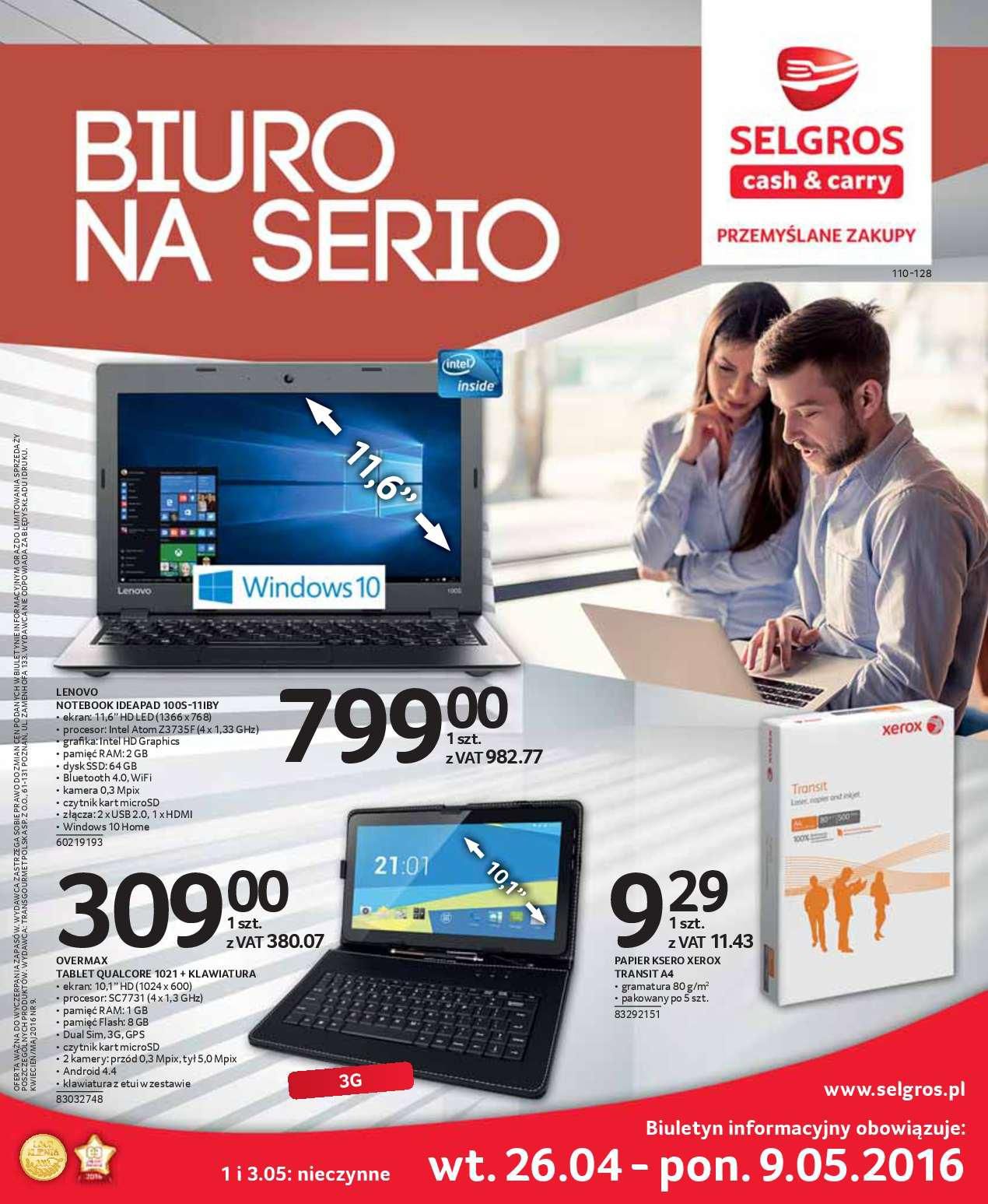 Gazetka promocyjna Selgros str. 1