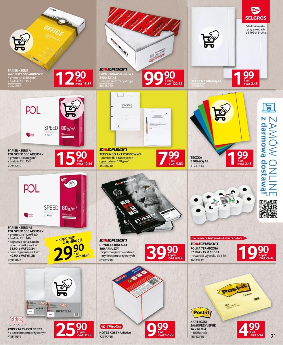 Gazetka promocyjna Selgros str. 21