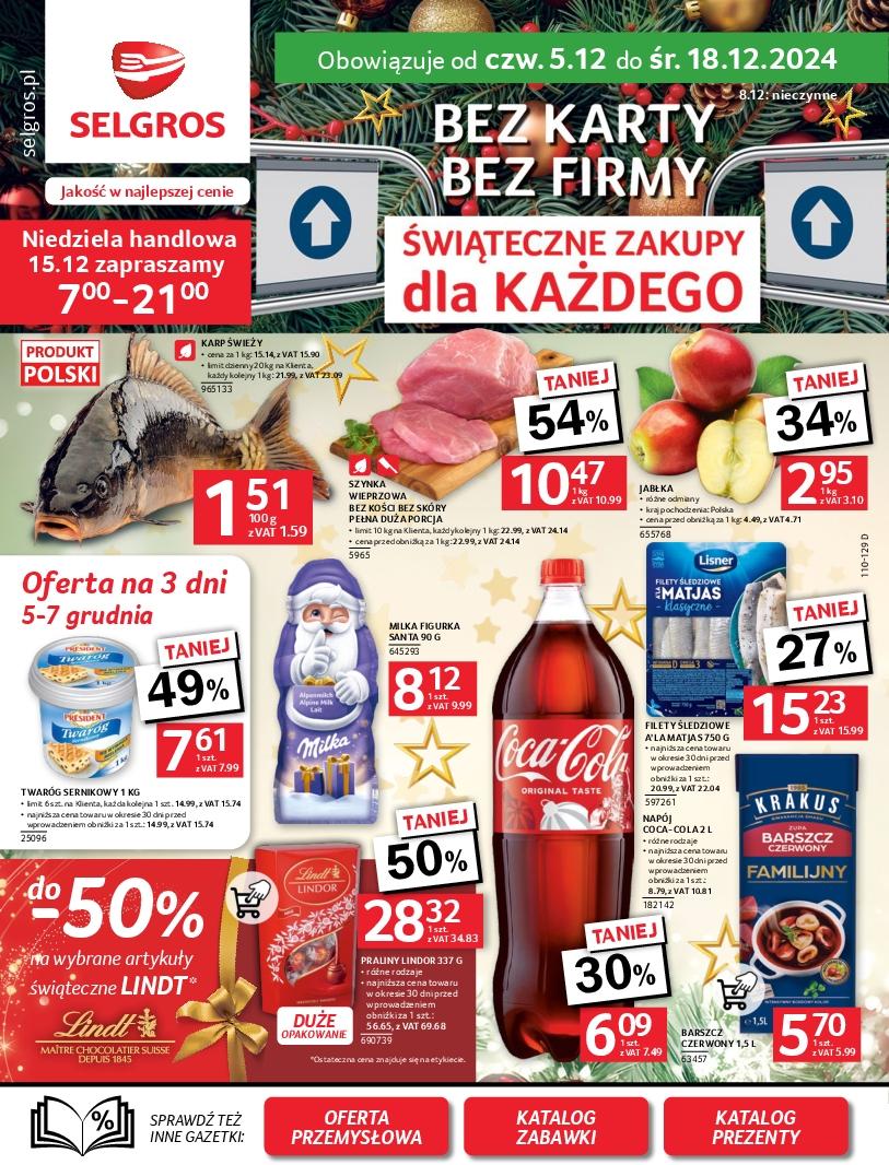 Gazetka promocyjna Selgros str. 1