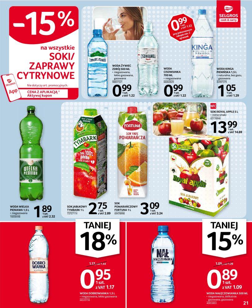 Gazetka promocyjna Selgros str. 21