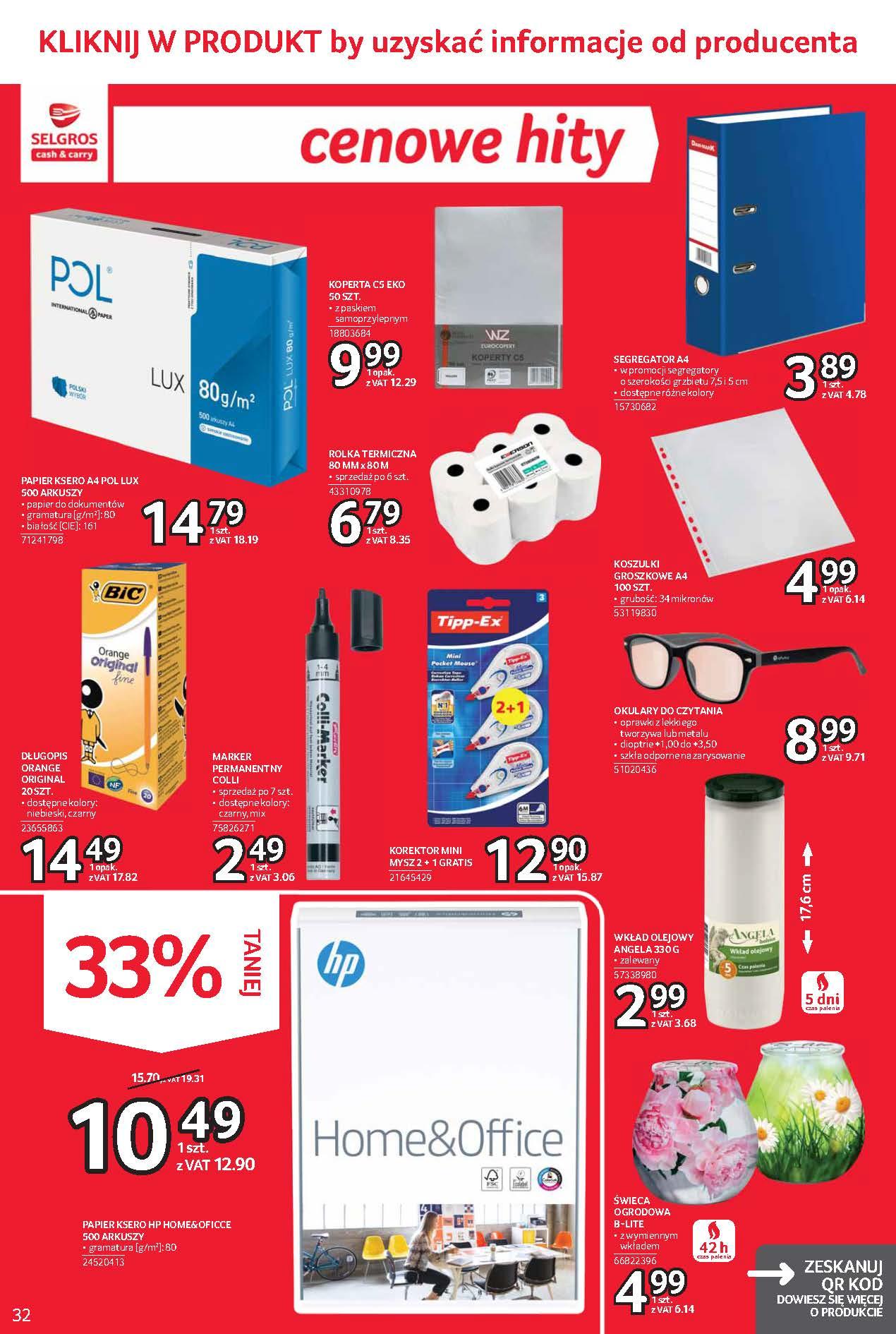 Gazetka promocyjna Selgros str. 32