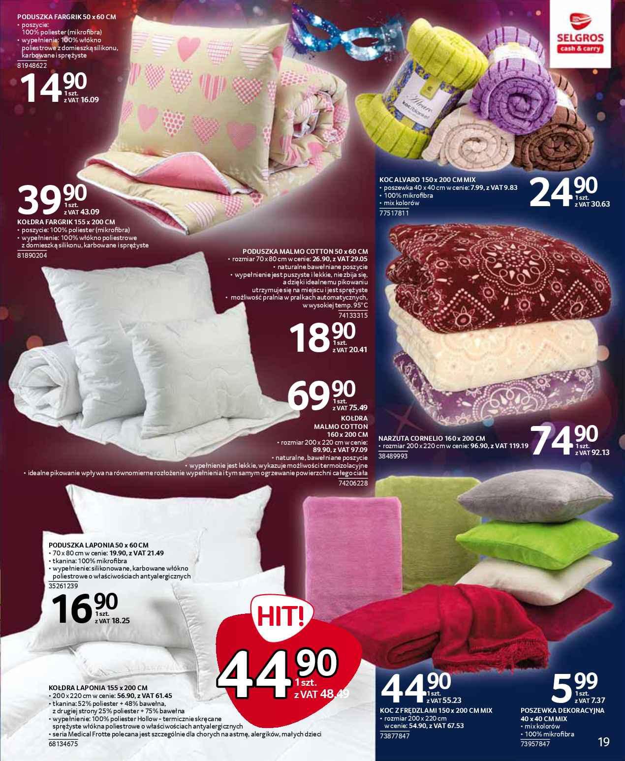 Gazetka promocyjna Selgros str. 19