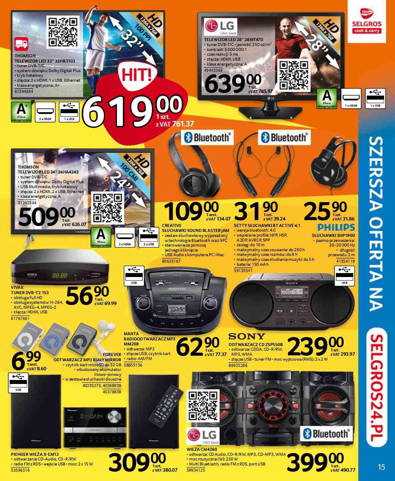 Gazetka promocyjna Selgros str. 15