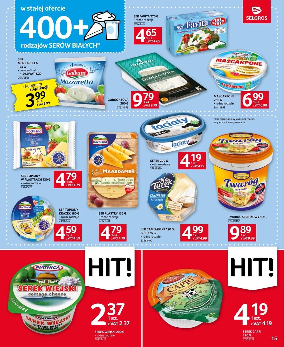 Gazetka promocyjna Selgros str. 15