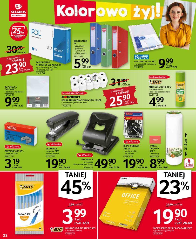 Gazetka promocyjna Selgros str. 22