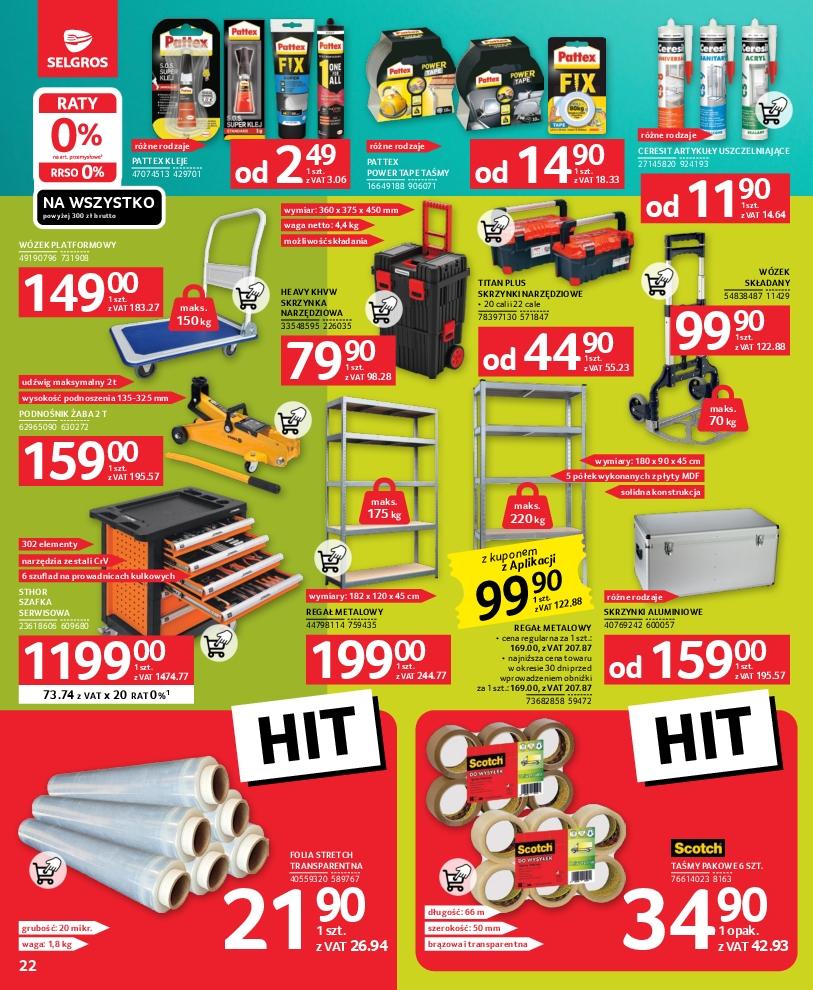 Gazetka promocyjna Selgros str. 22