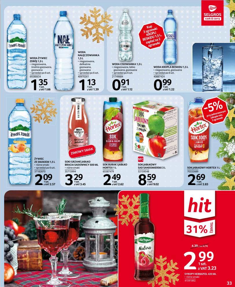 Gazetka promocyjna Selgros str. 33