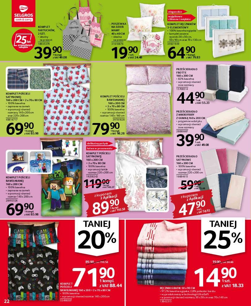 Gazetka promocyjna Selgros str. 22