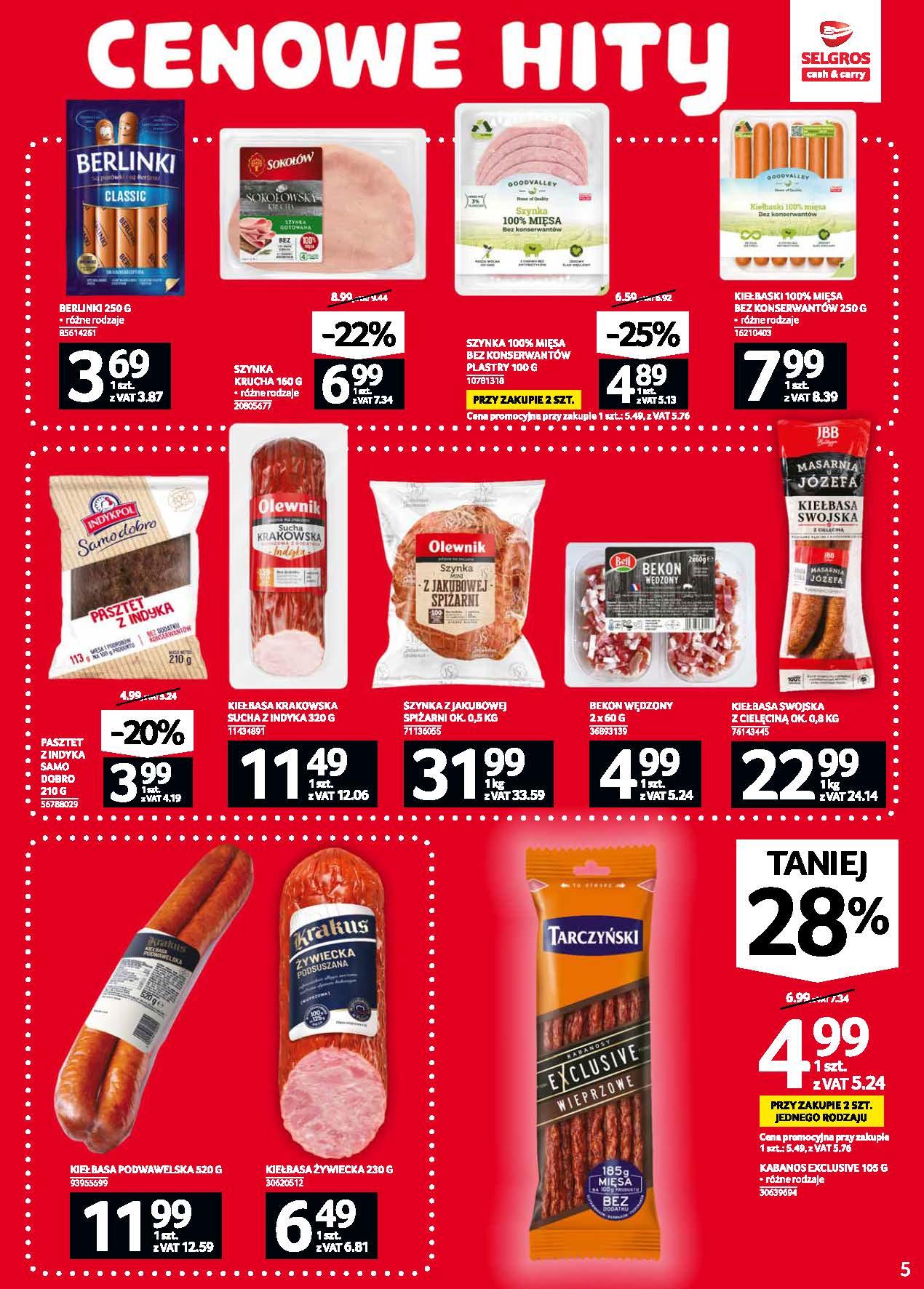Gazetka promocyjna Selgros str. 5