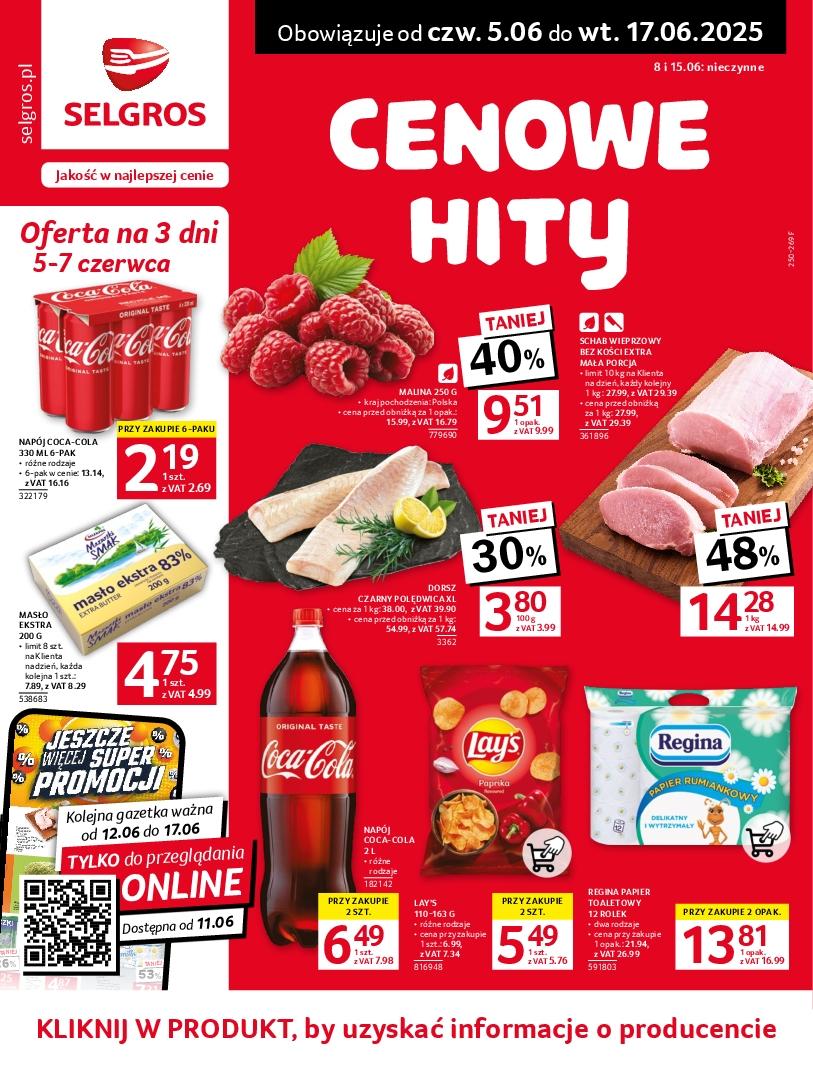 Gazetka promocyjna Selgros str. 1