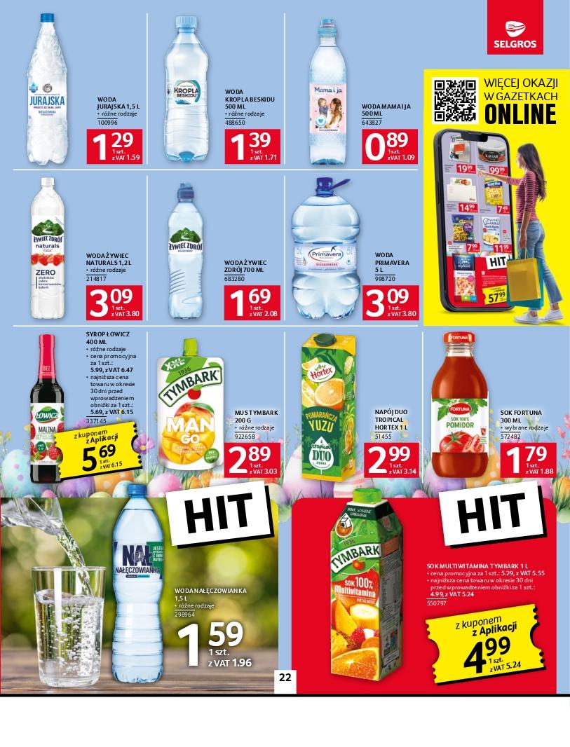 Gazetka promocyjna Selgros str. 22