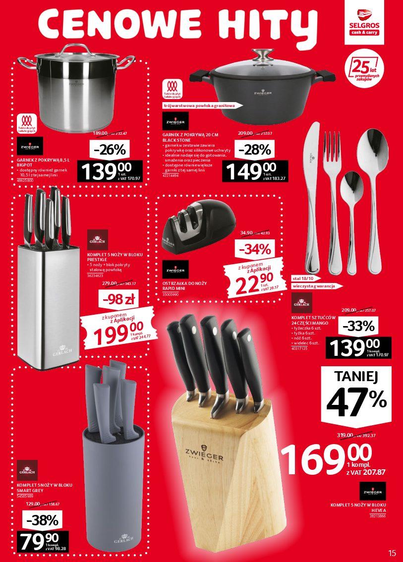 Gazetka promocyjna Selgros str. 15