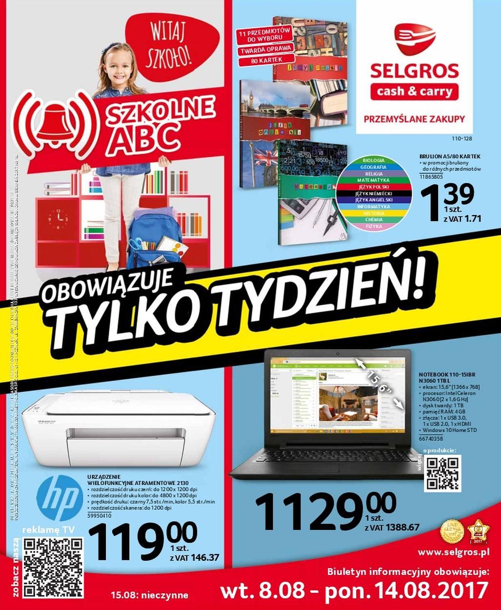 Gazetka promocyjna Selgros str. 1