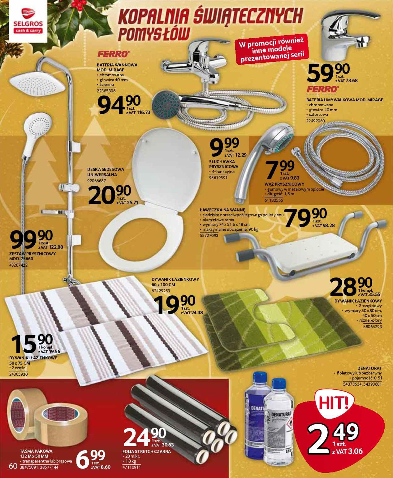 Gazetka promocyjna Selgros str. 60