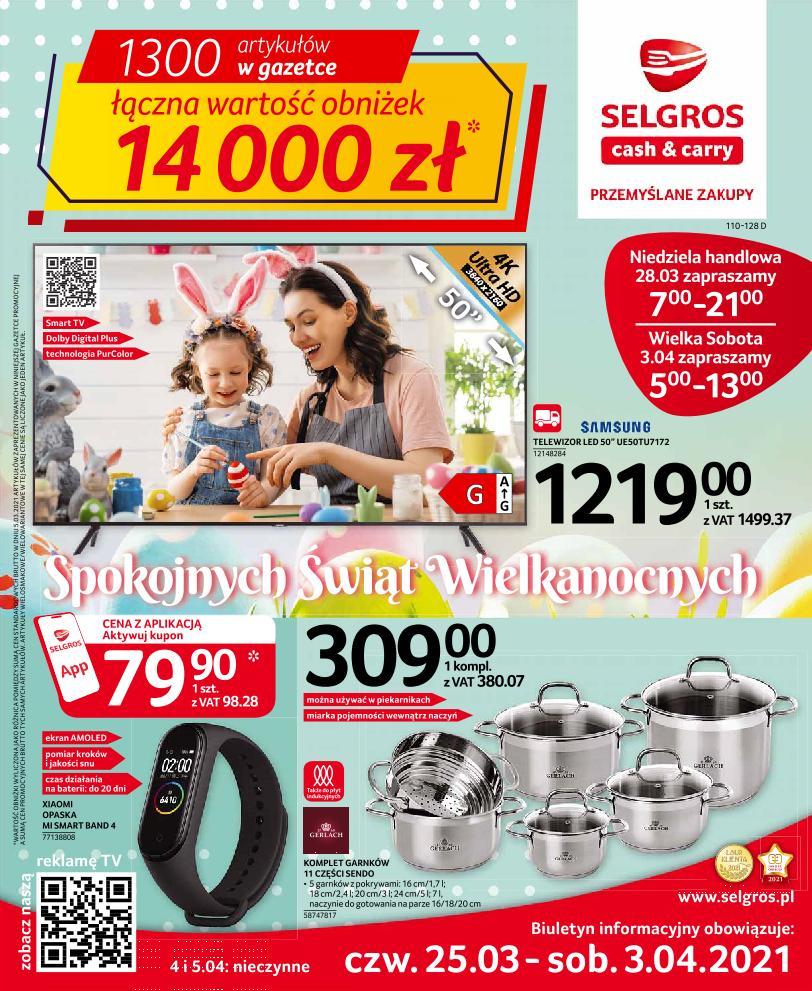Gazetka promocyjna Selgros str. 1
