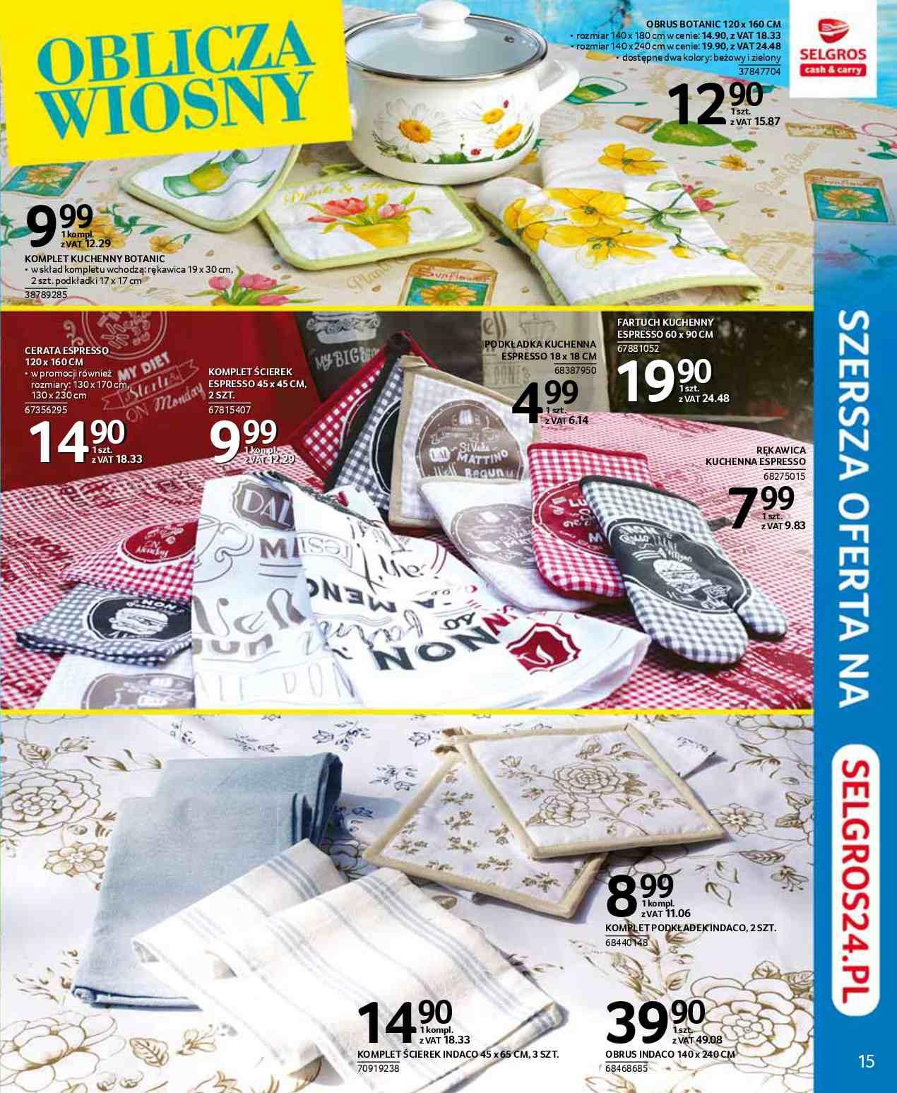 Gazetka promocyjna Selgros str. 15
